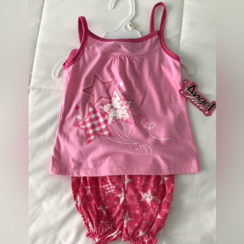 18 momth girls short set